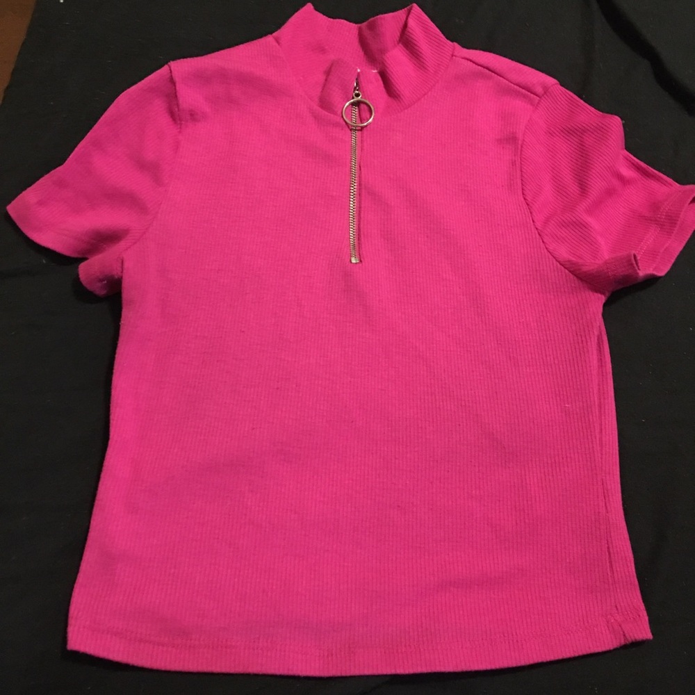 Pink Crop Top